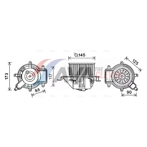 Vnútorný ventilátor AVA QUALITY COOLING PE8390