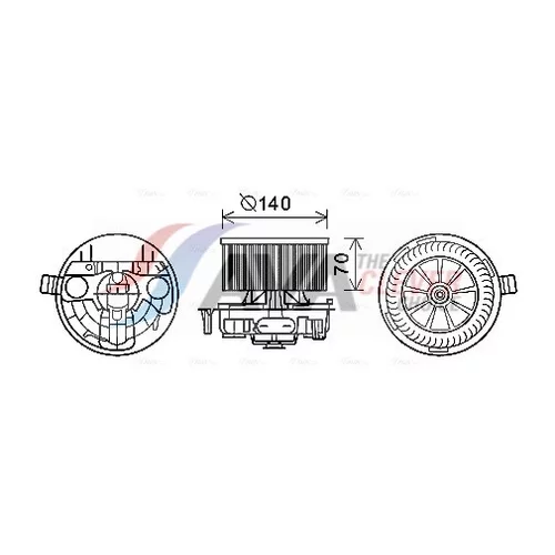 Vnútorný ventilátor AVA QUALITY COOLING RT8570