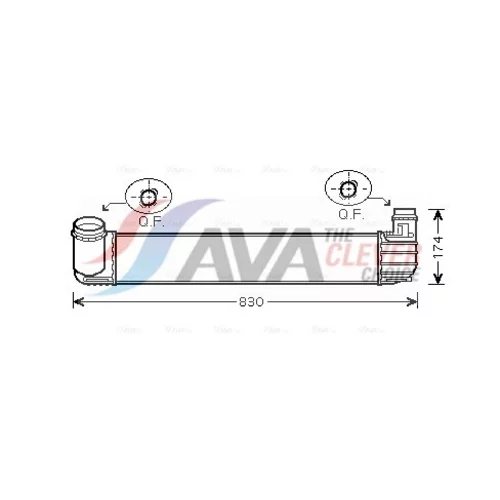 Chladič plniaceho vzduchu AVA QUALITY COOLING RTA4411