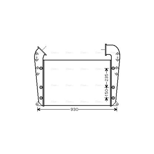 Chladič plniaceho vzduchu AVA QUALITY COOLING SCA4018