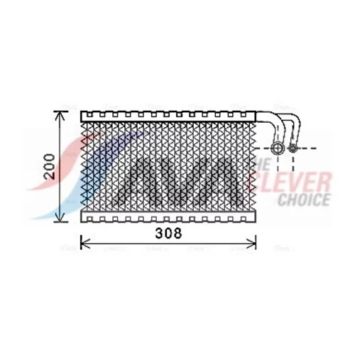 Výparník klimatizácie AVA QUALITY COOLING BWV399