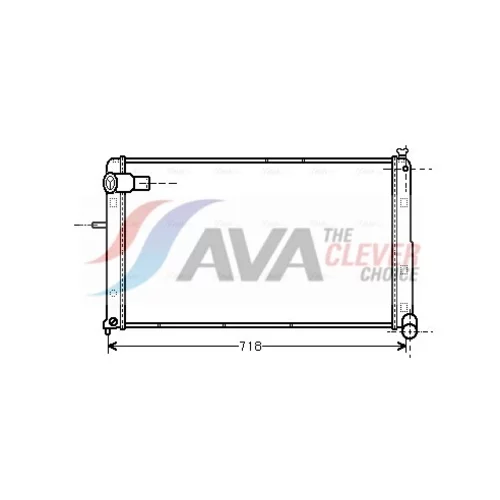 Chladič motora AVA QUALITY COOLING CNA2074