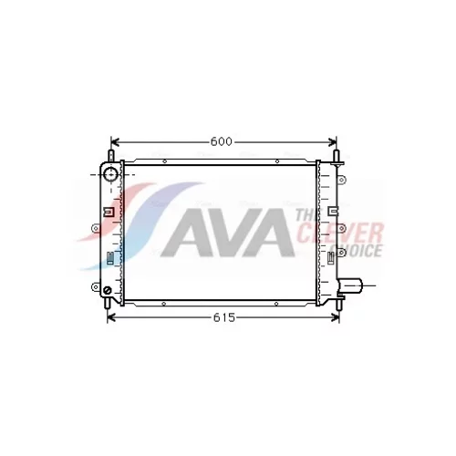 Chladič motora AVA QUALITY COOLING FD2059