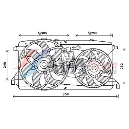 Ventilátor chladenia motora AVA QUALITY COOLING FD7579