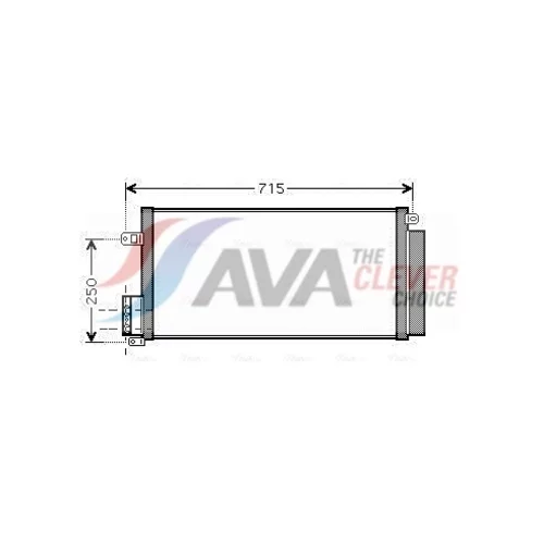 Kondenzátor klimatizácie AVA QUALITY COOLING FT5310D