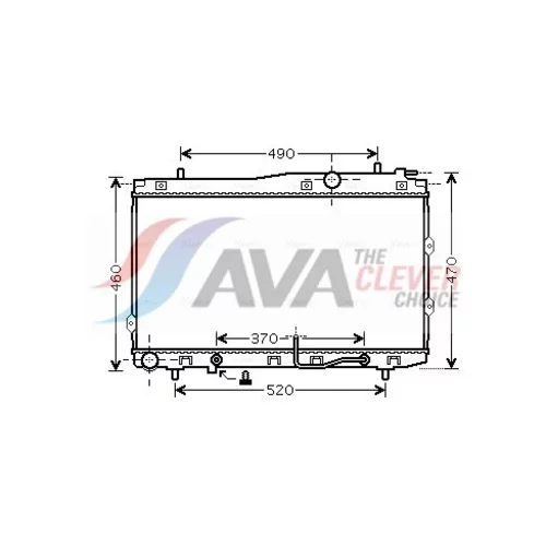 Chladič motora AVA QUALITY COOLING KA2090