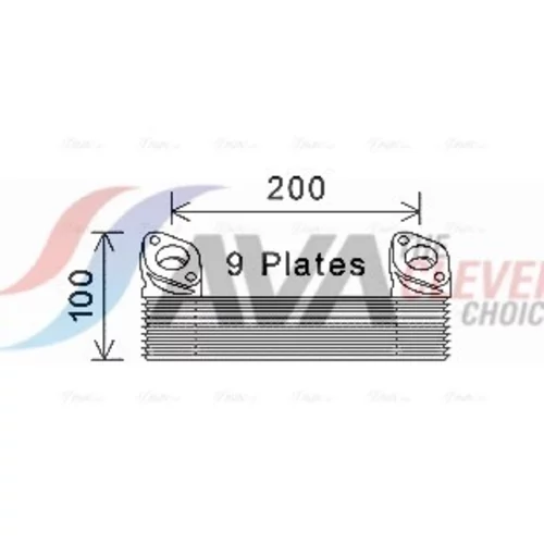 Chladič motorového oleja AVA QUALITY COOLING MN3090