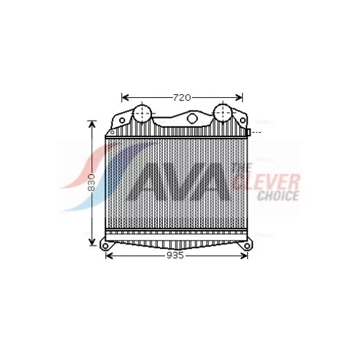 Chladič plniaceho vzduchu AVA QUALITY COOLING MN4040