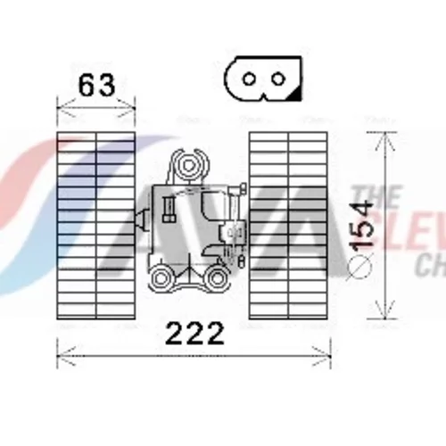 Vnútorný ventilátor AVA QUALITY COOLING MS8633