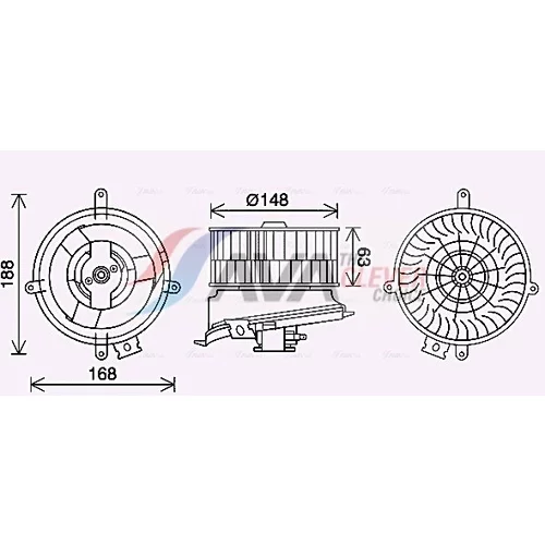 Vnútorný ventilátor AVA QUALITY COOLING MS8711