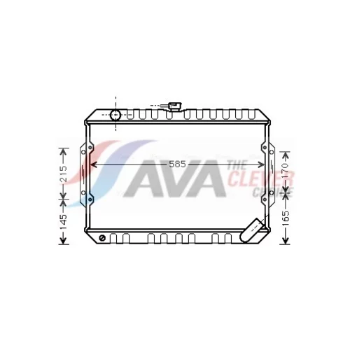 Chladič motora AVA QUALITY COOLING MT2066