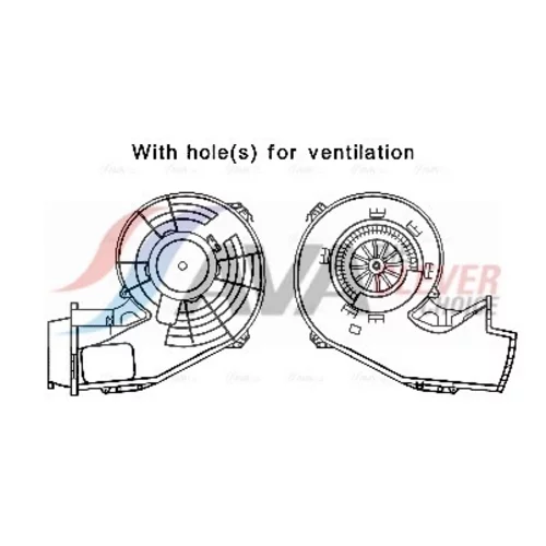 Vnútorný ventilátor AVA QUALITY COOLING OL8644