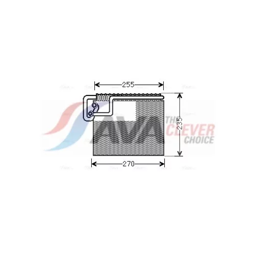 Výparník klimatizácie AVA QUALITY COOLING OLV481