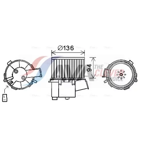 Vnútorný ventilátor AVA QUALITY COOLING PE8377