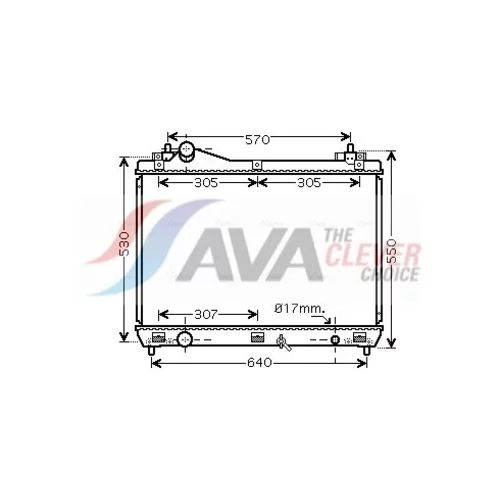 Chladič motora AVA QUALITY COOLING SZ2100