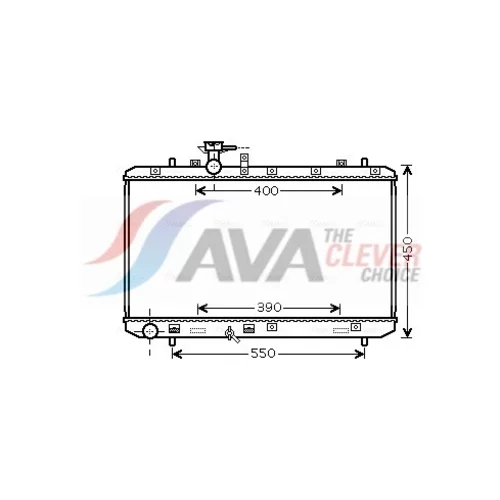 Chladič motora AVA QUALITY COOLING SZA2084