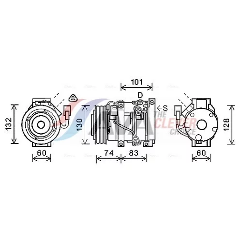 Kompresor klimatizácie AVA QUALITY COOLING TOAK611