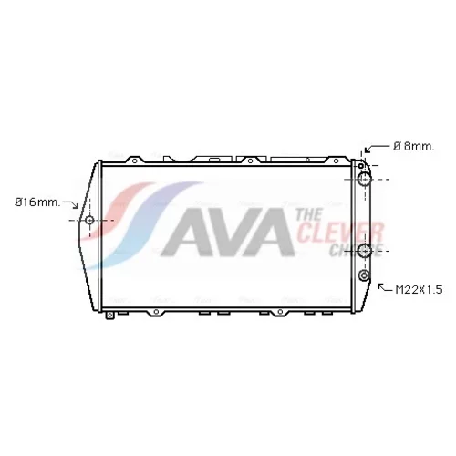 Chladič motora AVA QUALITY COOLING AI2019