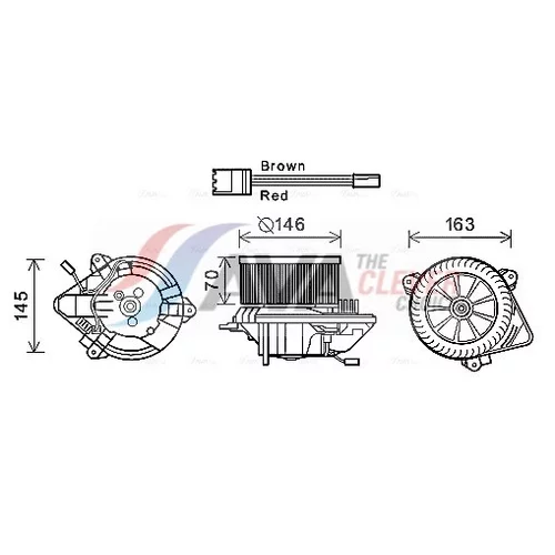 Vnútorný ventilátor AVA QUALITY COOLING CN8294