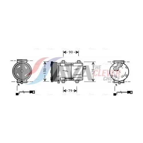 Kompresor klimatizácie AVA QUALITY COOLING FDAK284