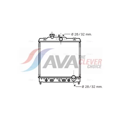 Chladič motora AVA QUALITY COOLING HD2122