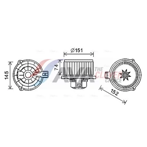 Vnútorný ventilátor AVA QUALITY COOLING KA8260