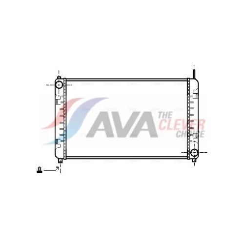 Chladič motora AVA QUALITY COOLING MS2153