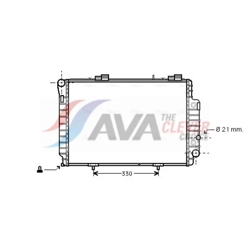 Chladič motora AVA QUALITY COOLING MSA2230