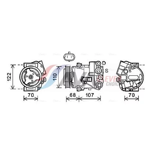 Kompresor klimatizácie AVA QUALITY COOLING OLAK594