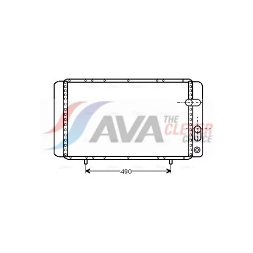 Chladič motora AVA QUALITY COOLING RTA2084