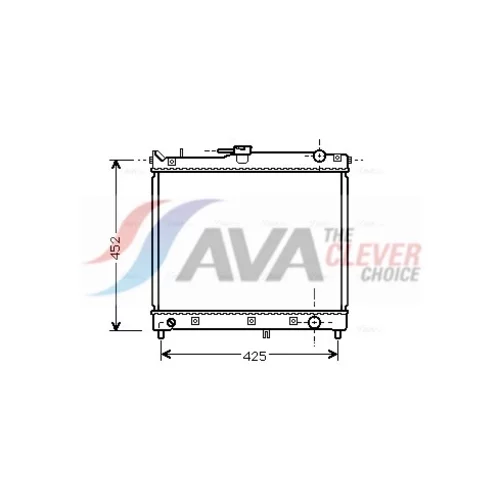 Chladič motora AVA QUALITY COOLING SZA2055