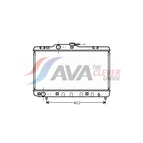 Chladič motora AVA QUALITY COOLING TO2227