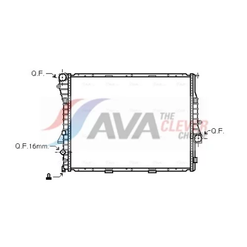 Chladič motora AVA QUALITY COOLING BWA2275