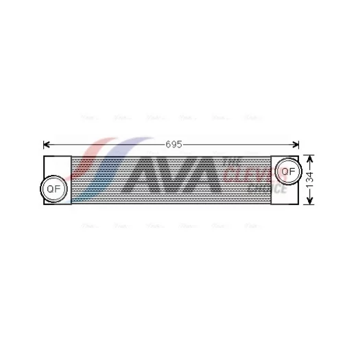 Chladič plniaceho vzduchu AVA QUALITY COOLING BWA4375