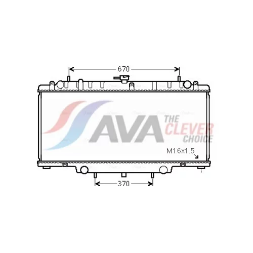 Chladič motora AVA QUALITY COOLING DNA2394