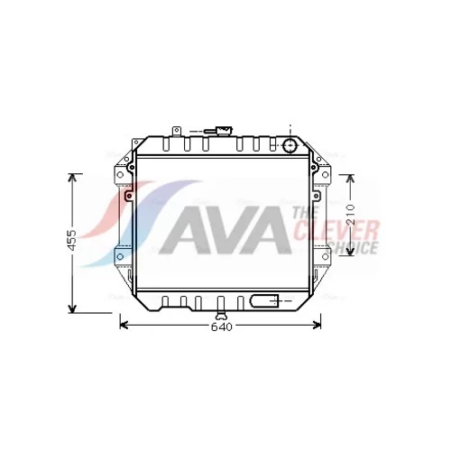 Chladič motora AVA QUALITY COOLING DU2051