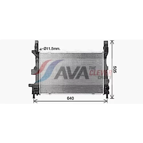 Chladič motora AVA QUALITY COOLING FD2665 - obr. 1