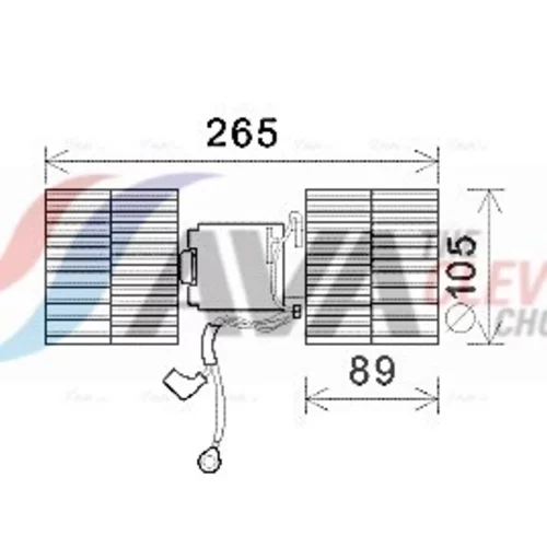 Vnútorný ventilátor AVA QUALITY COOLING FD8569