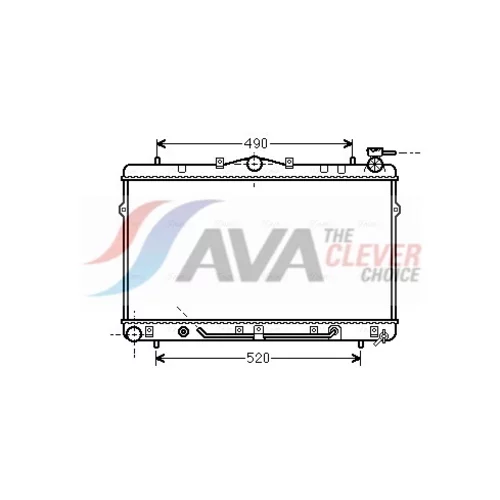 Chladič motora AVA QUALITY COOLING HYA2044