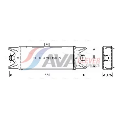 Chladič plniaceho vzduchu AVA QUALITY COOLING IV4045