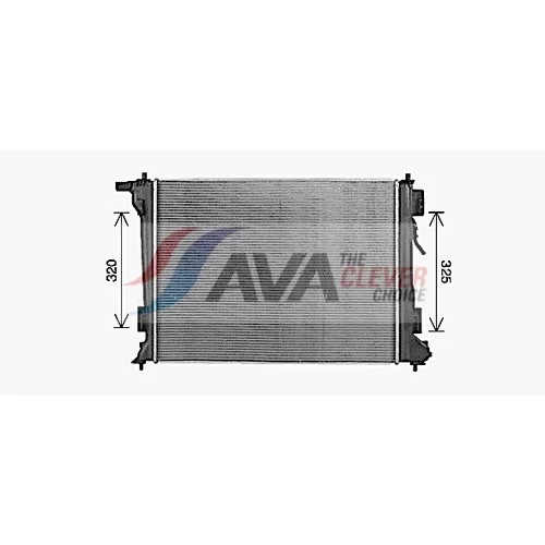 Chladič motora AVA QUALITY COOLING KA2318