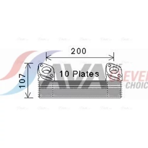 Chladič motorového oleja AVA QUALITY COOLING MN3091