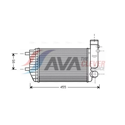 Chladič plniaceho vzduchu AVA QUALITY COOLING PE4183