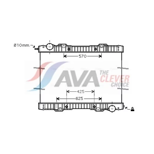 Chladič motora AVA QUALITY COOLING SC2020N