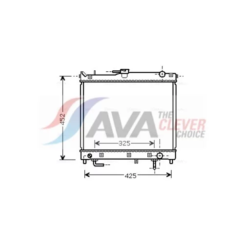 Chladič motora AVA QUALITY COOLING SZ2109