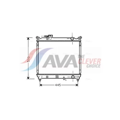 Chladič motora AVA QUALITY COOLING SZA2033