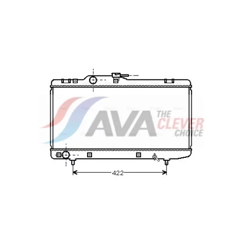 Chladič motora AVA QUALITY COOLING TO2150