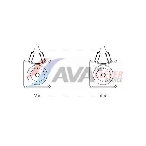 Chladič motorového oleja AVA QUALITY COOLING VN3106