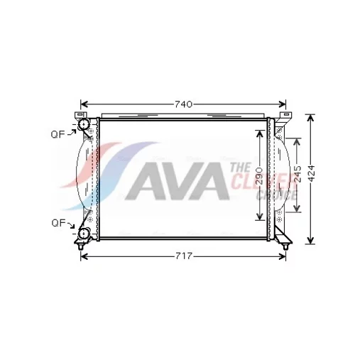 Chladič motora AVA QUALITY COOLING AI2195