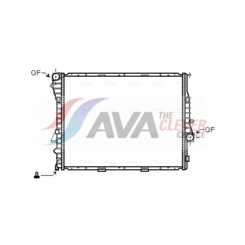 Chladič motora AVA QUALITY COOLING BW2274